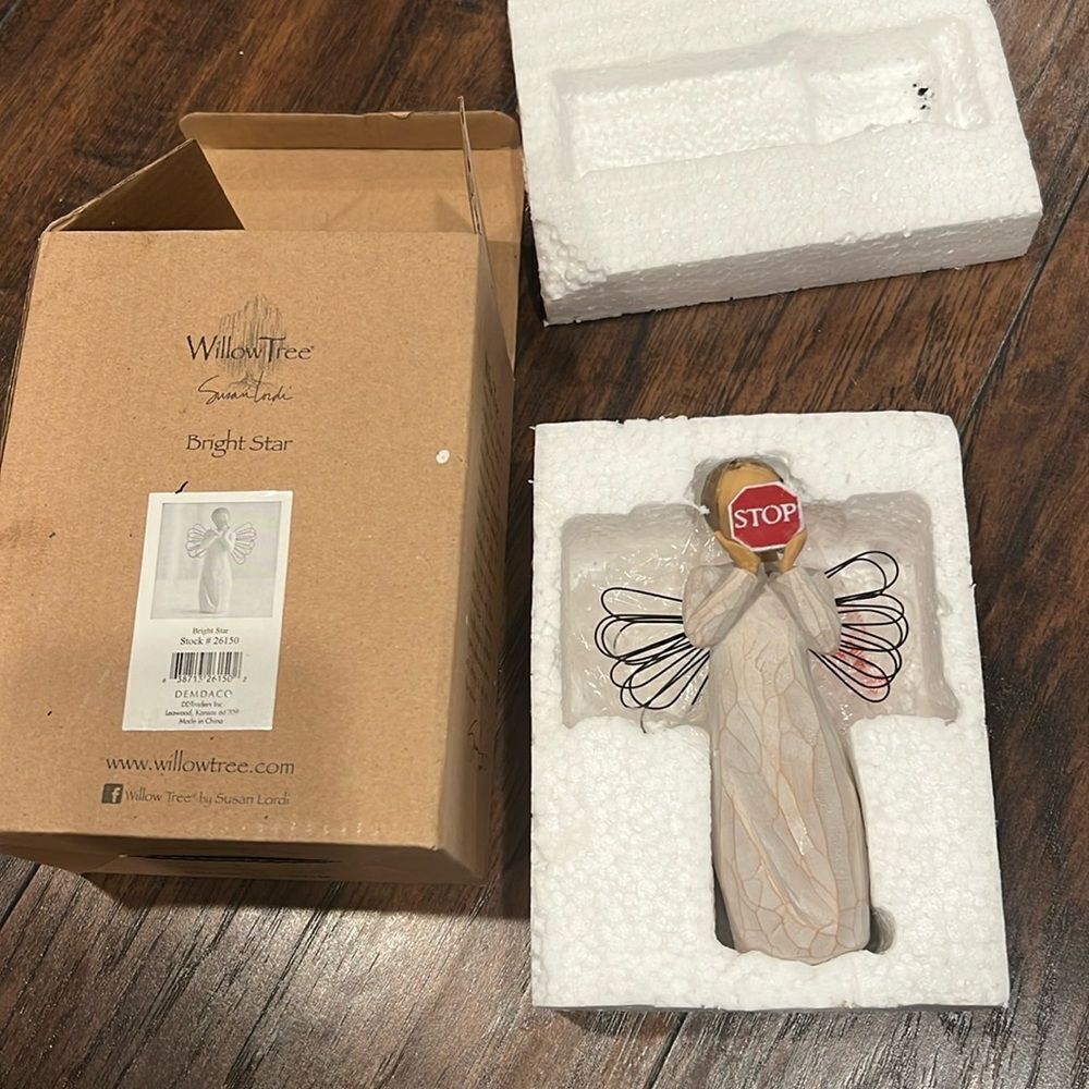 Willow Tree‎ Bright Star Like New Figurine Modern Gift new in box Angel